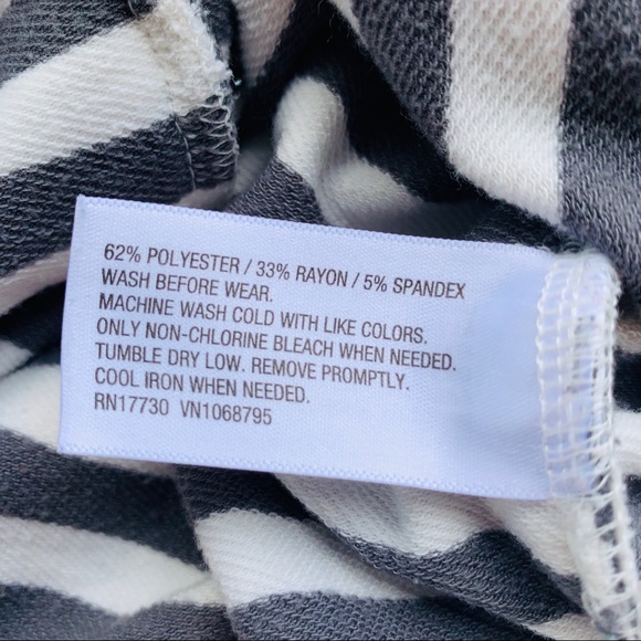 Circo Baby Girl's Striped Poncho With Hood - Picture 4 of 4